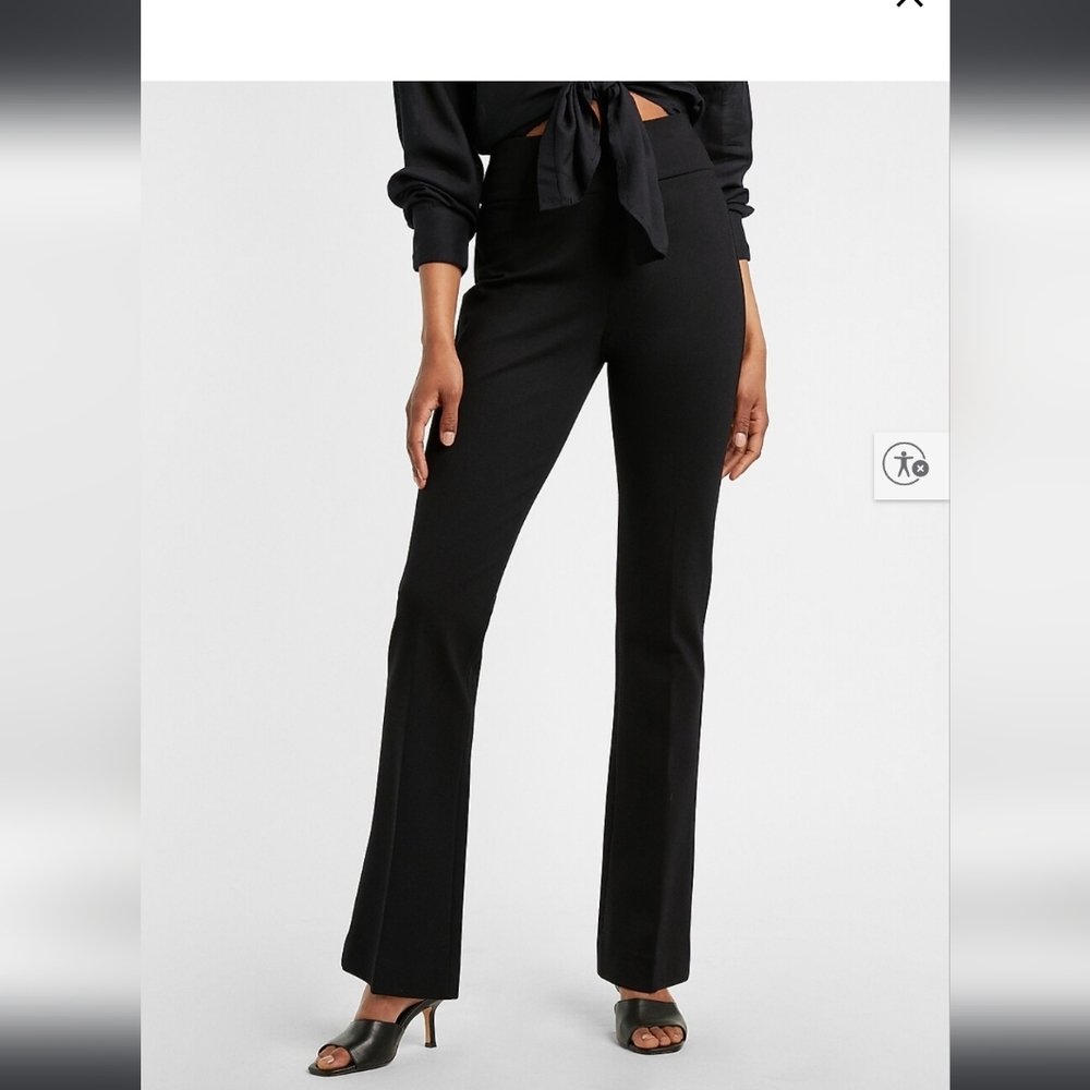 Express Black Boot Cut Pants
